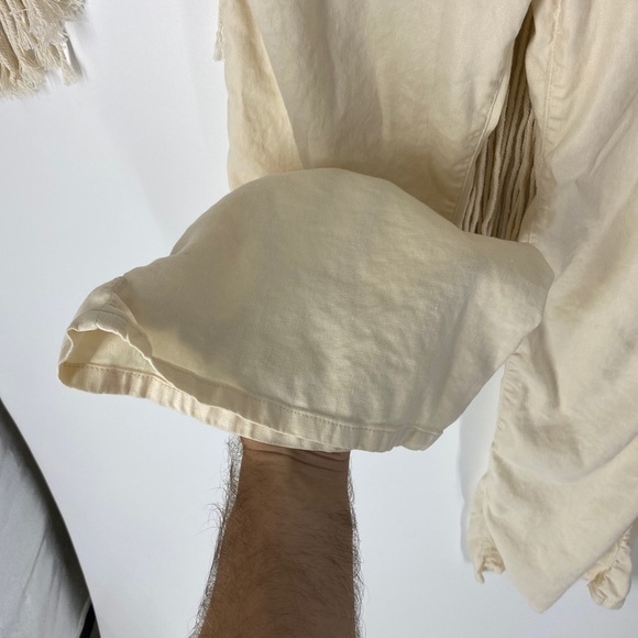 Anthropologie Level 99 Light Yellow Trouser Pants - Picture 3 of 4